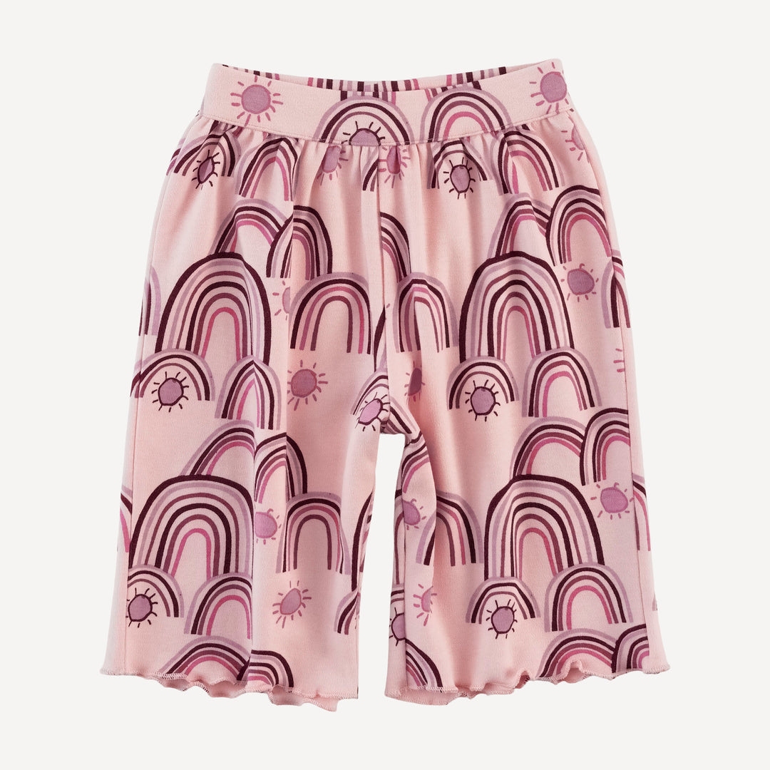 jade set | mauve rainbow | organic cotton interlock