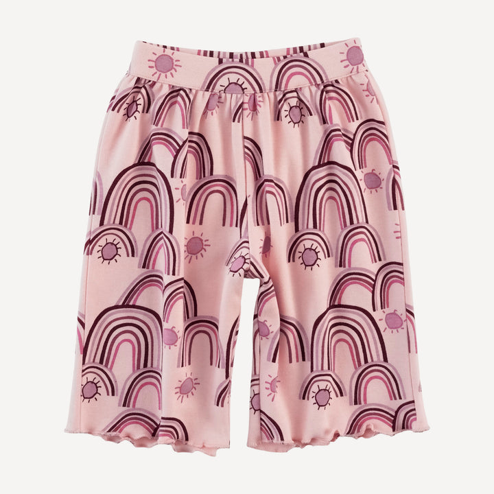 jade set | mauve rainbow | organic cotton interlock