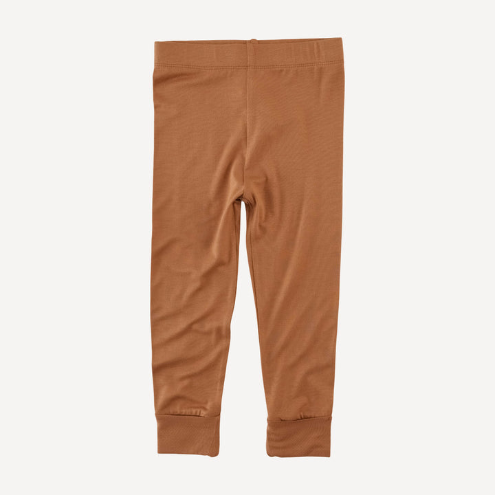 cuffed legging | toffee | bamboo