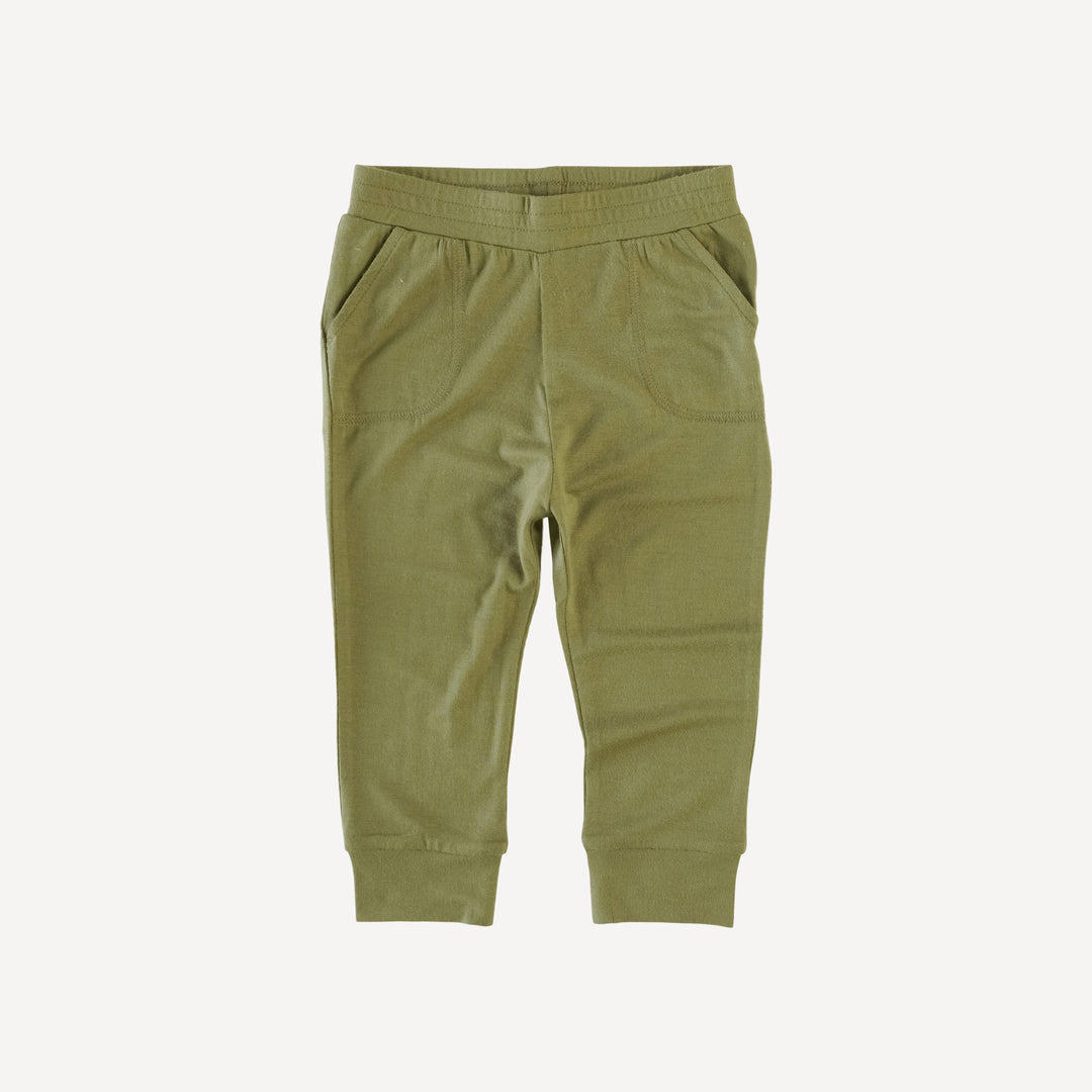 pocket urban jogger | loden | lenzing modal