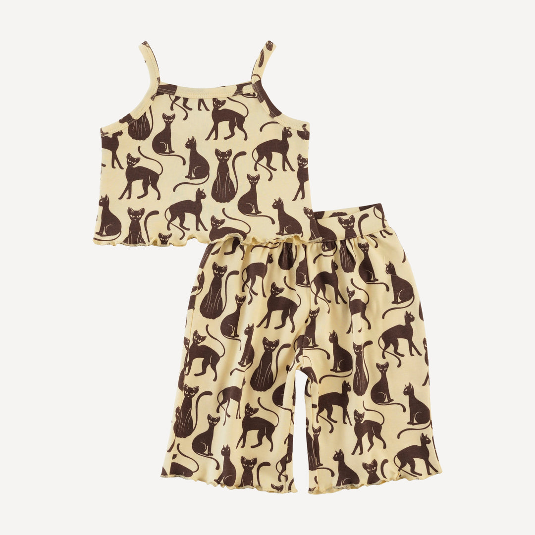 jade set | neutral cat | organic cotton interlock