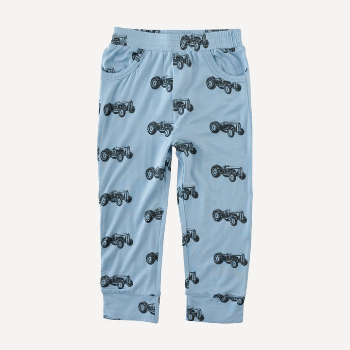 cuffed pocket jogger | tractor | bamboo