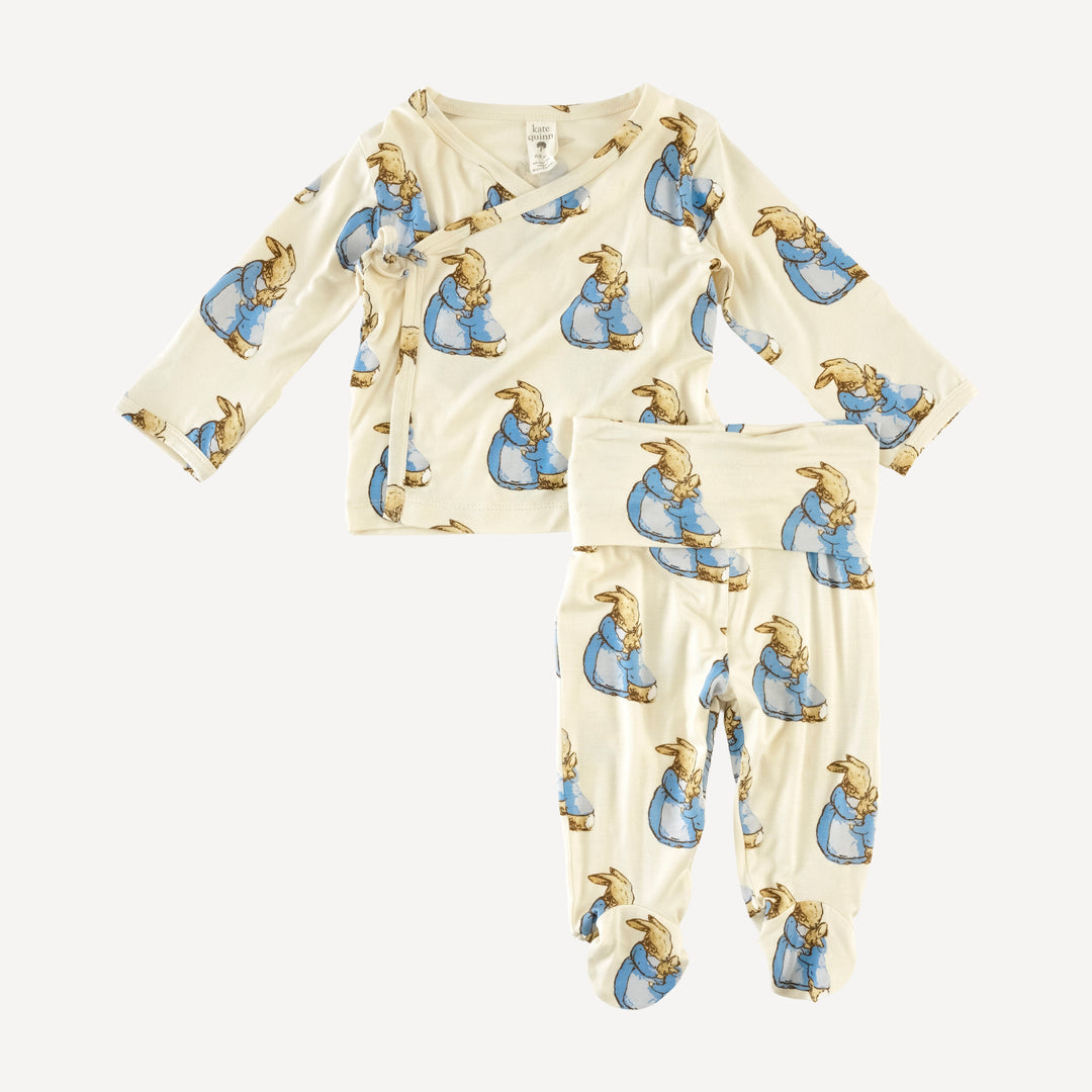wrap layette set | peter rabbit + mom | bamboo