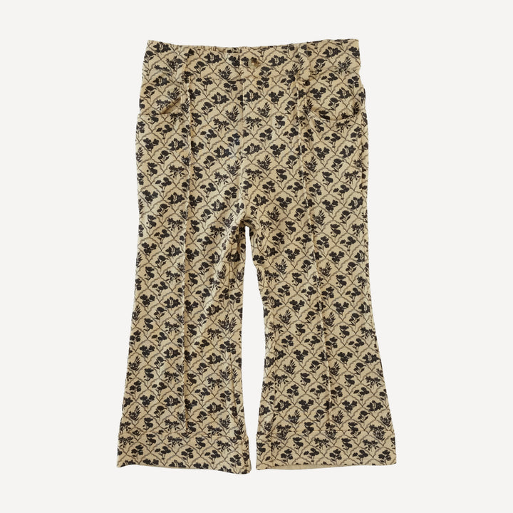 flare pintuck pant | trellis floral | bamboo