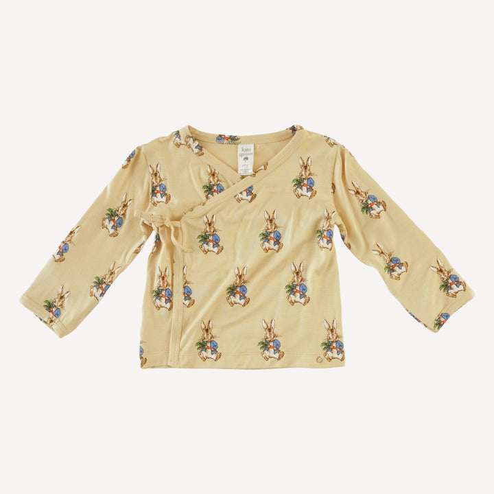 wrap layette set | peter rabbit | bamboo