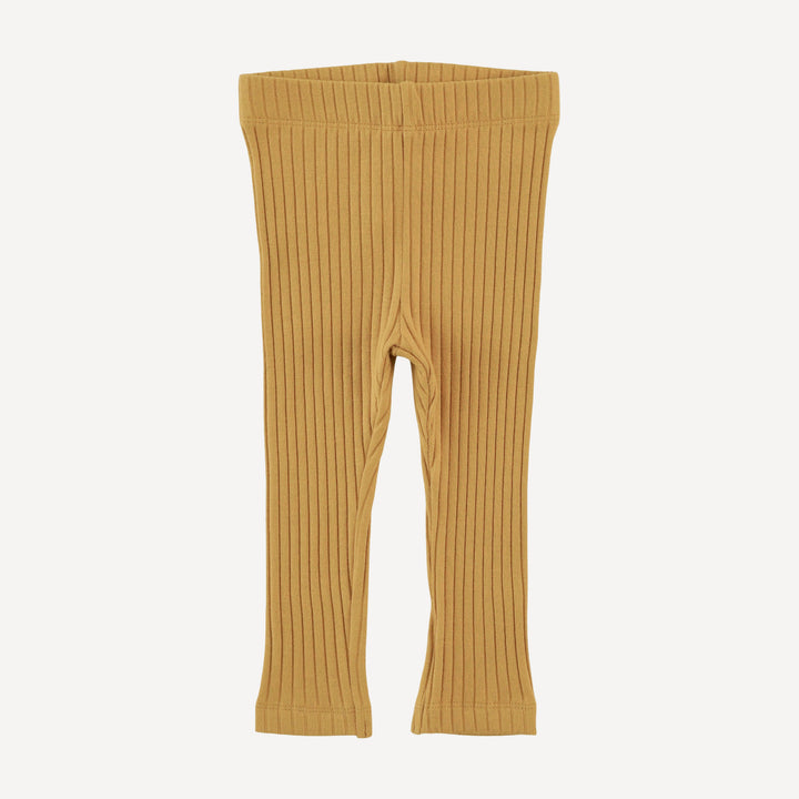 classic skinny legging | honey mustard | organic cotton wide rib