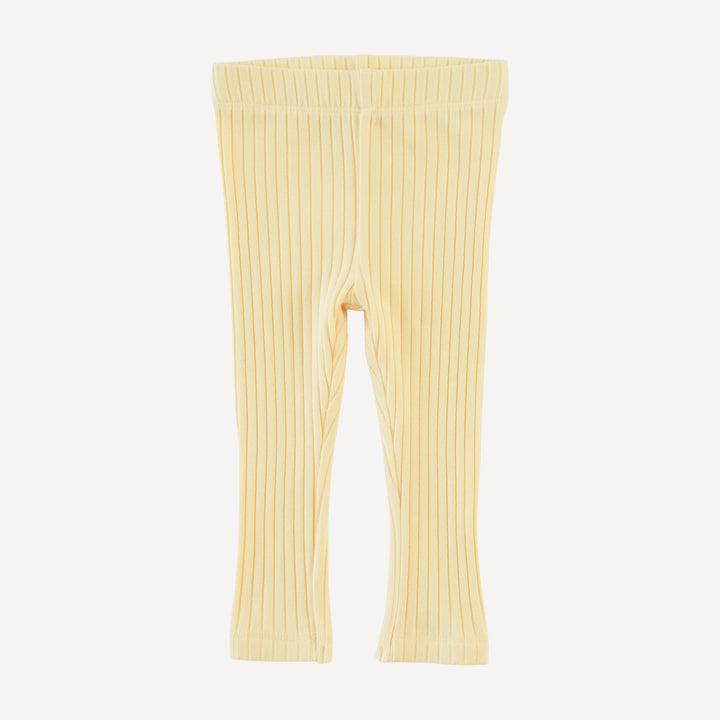 classic skinny legging | egg shell | organic cotton wide rib