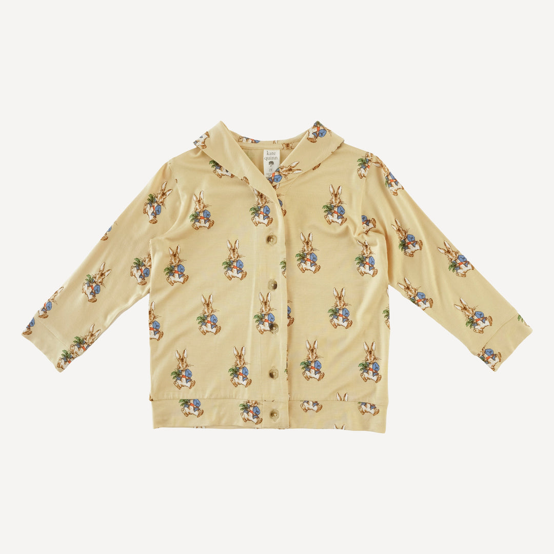 shawl cardigan | peter rabbit | bamboo