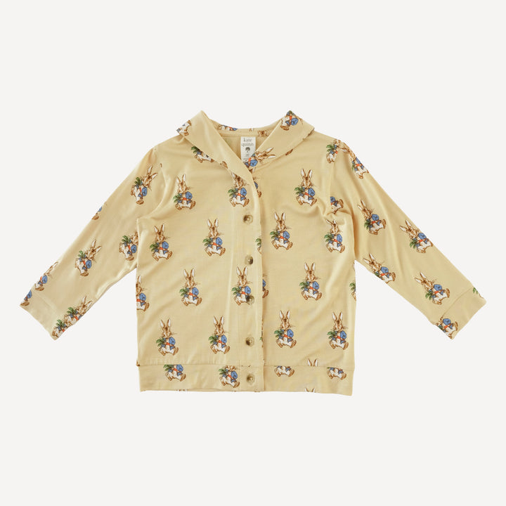 shawl cardigan | peter rabbit | bamboo