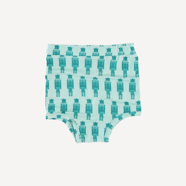 retro bloomer | aqua nutcrackers | bamboo