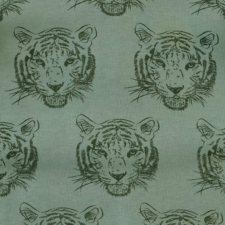 short sleeve essential boxy tee | iceberg tigers | organic cotton interlock