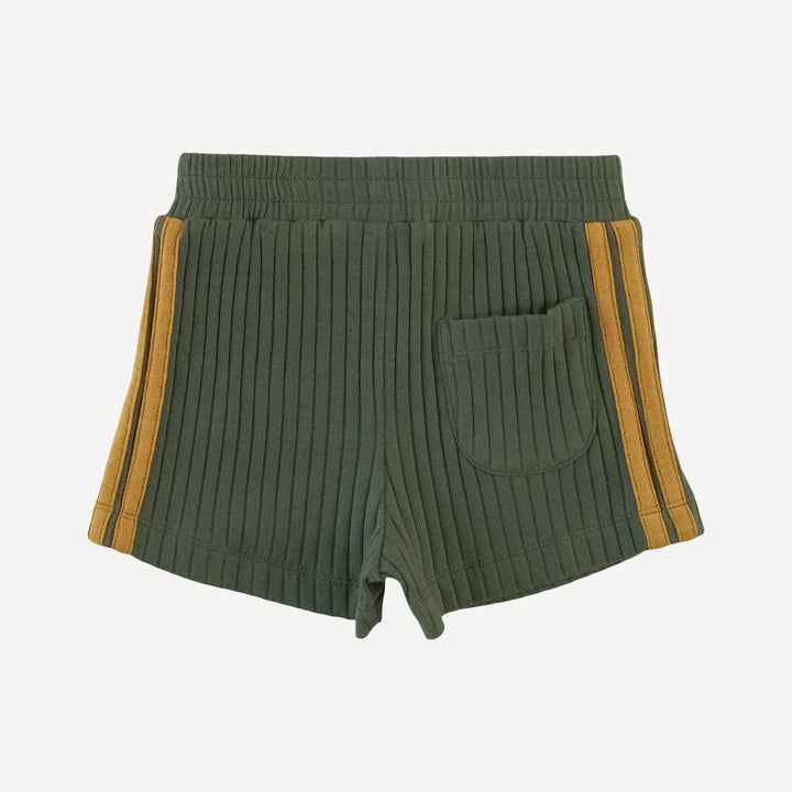 andrew short set | thyme | organic cotton wide rib
