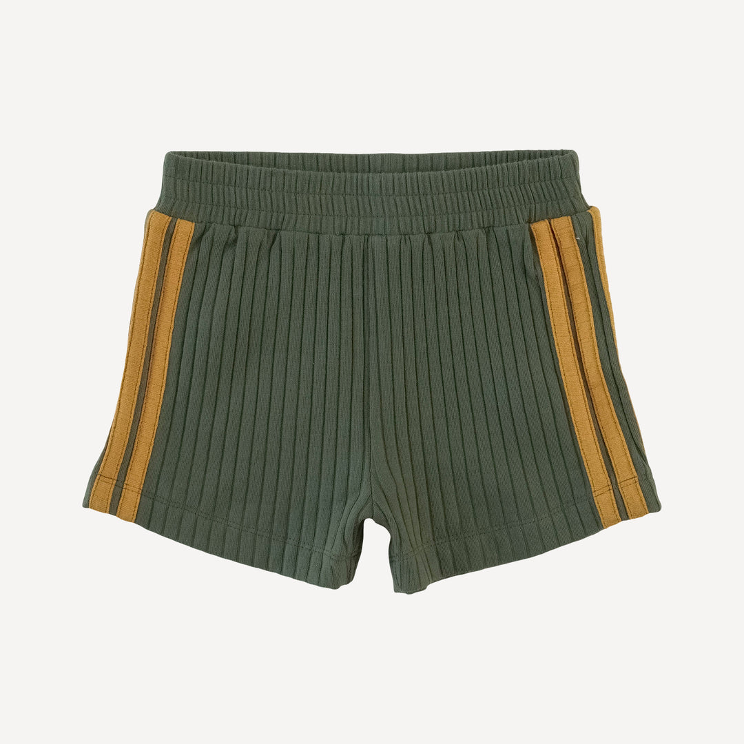 andrew short set | thyme | organic cotton wide rib