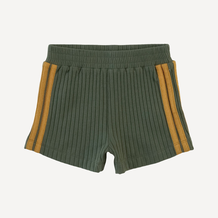 andrew short set | thyme | organic cotton wide rib