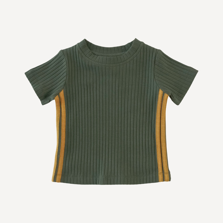 andrew short set | thyme | organic cotton wide rib