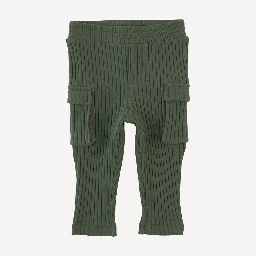 skinny cargo pant | thyme | organic cotton wide rib