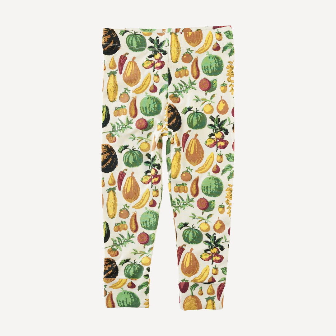 cuffed legging | veggie garden | bamboo