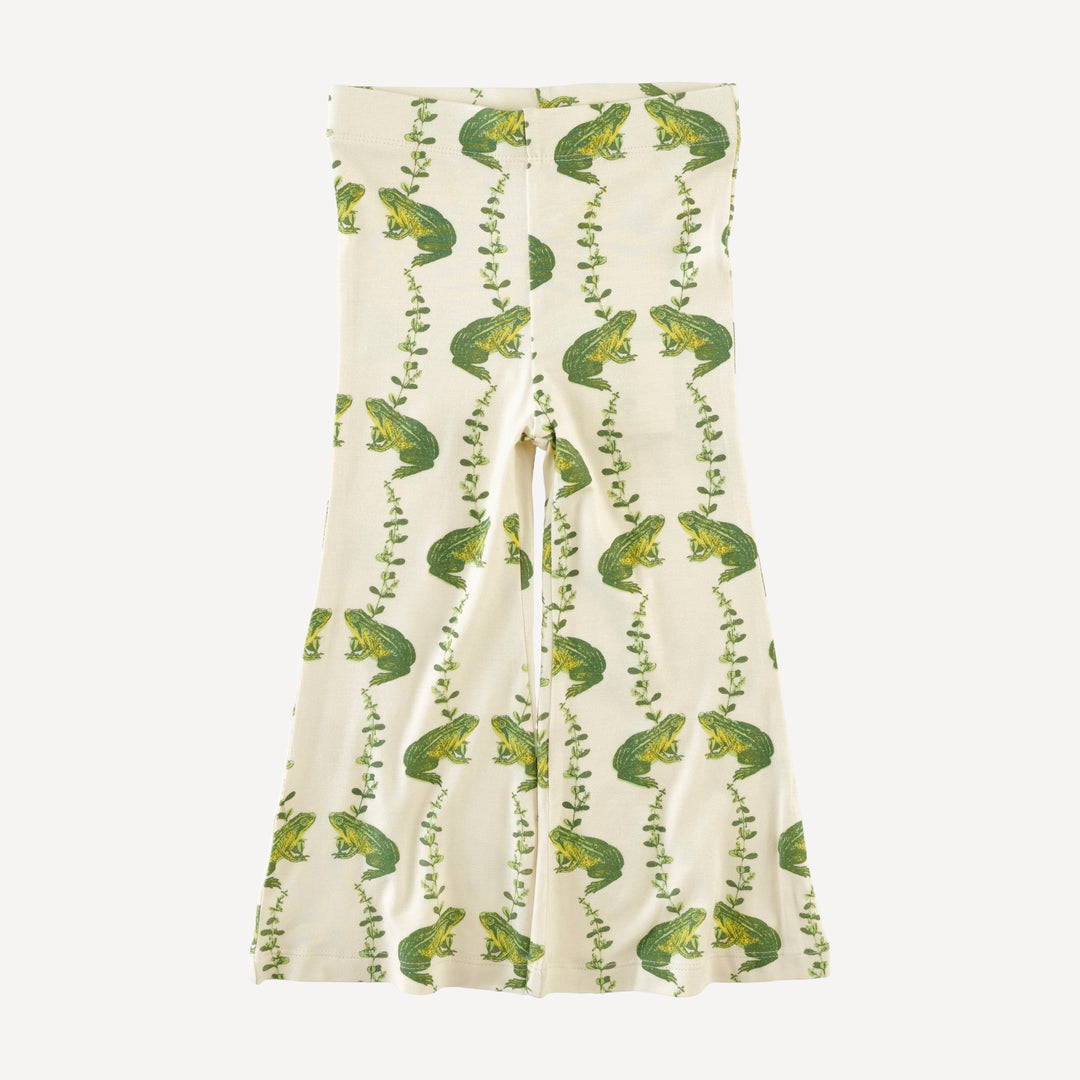 flare leg pant | garden frog | bamboo