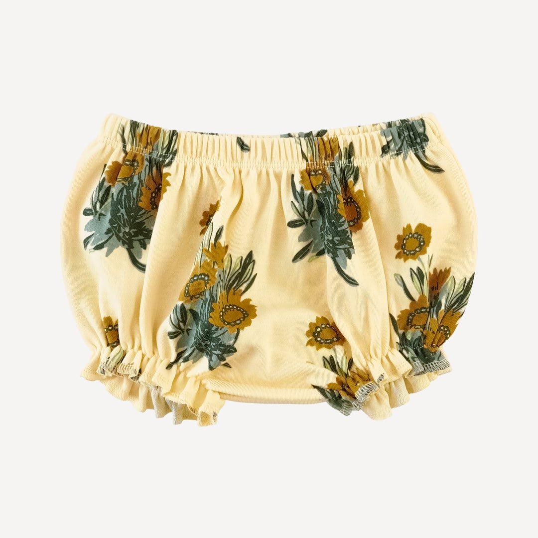 2 piece bubble sunsuit | calendula | organic cotton interlock