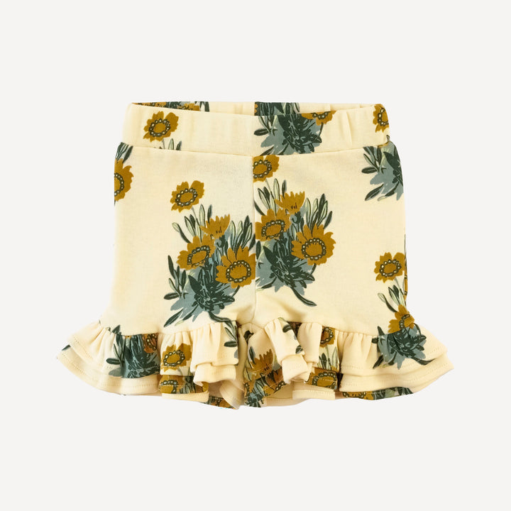 bo peep short | calendula | organic cotton interlock