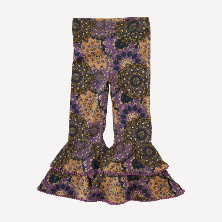 pom pom anne pant | purple mandala | bamboo