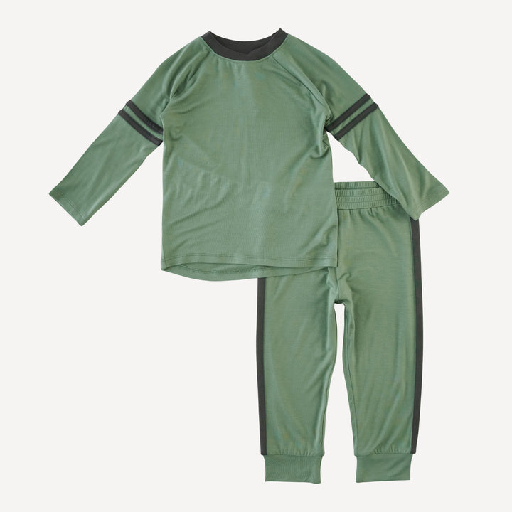 long sleeve football set | hedge | bamboo