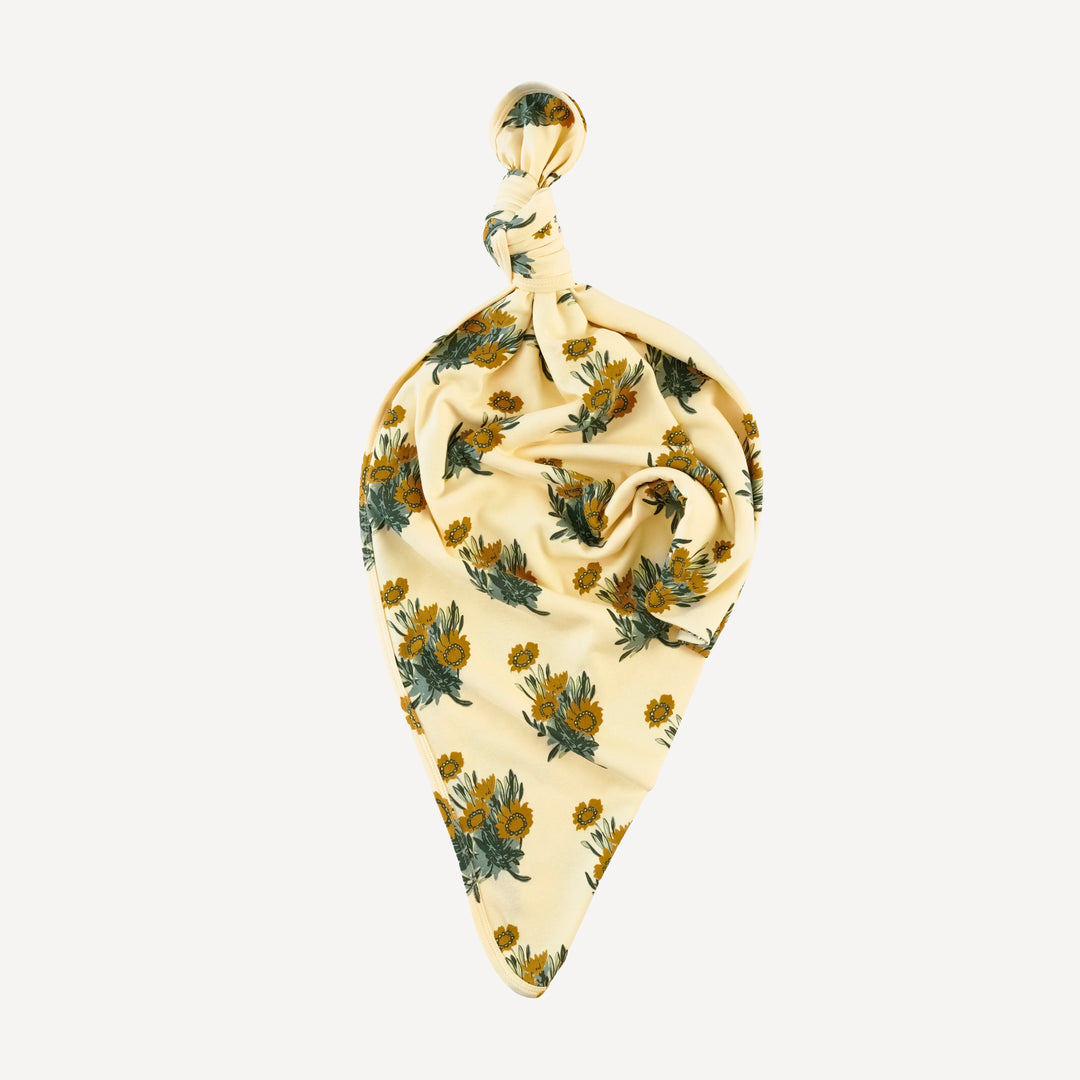 single layer blanket | calendula | organic cotton interlock