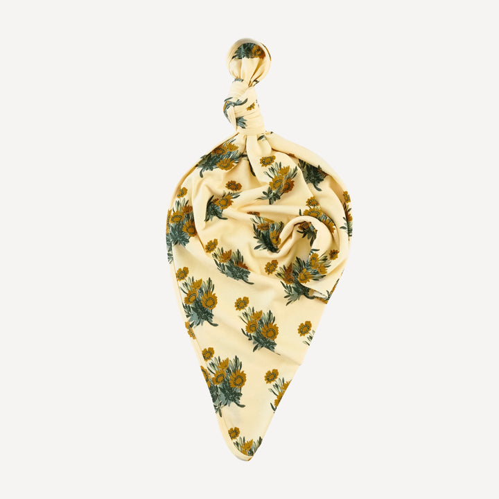 single layer blanket | calendula | organic cotton interlock