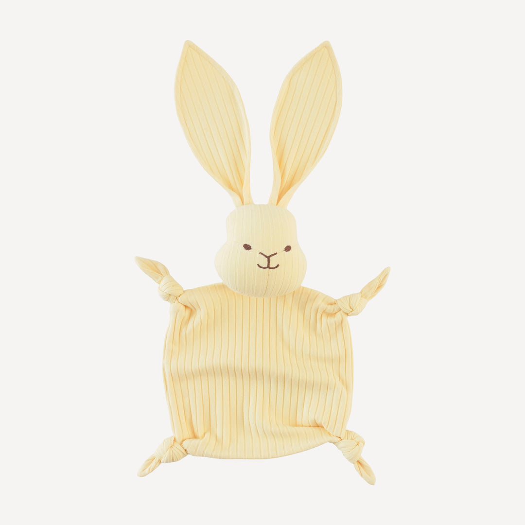 bunny snuggly | egg shell | organic cotton wide rib