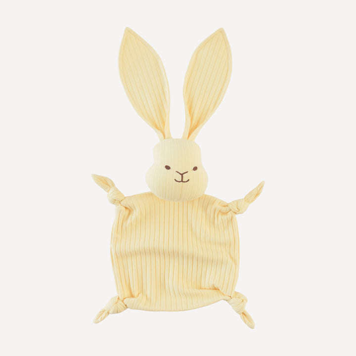 bunny snuggly | egg shell | organic cotton wide rib