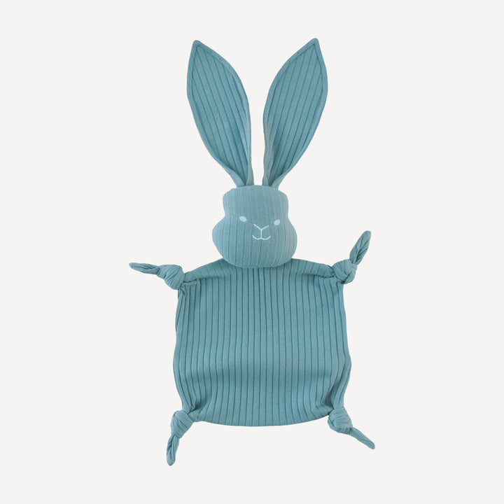 bunny snuggly | blue smoke | organic cotton wide rib