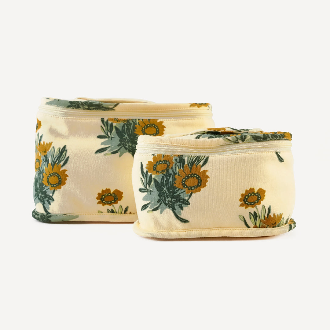 mini diaper cubes set of 2 | calendula | organic cotton interlock