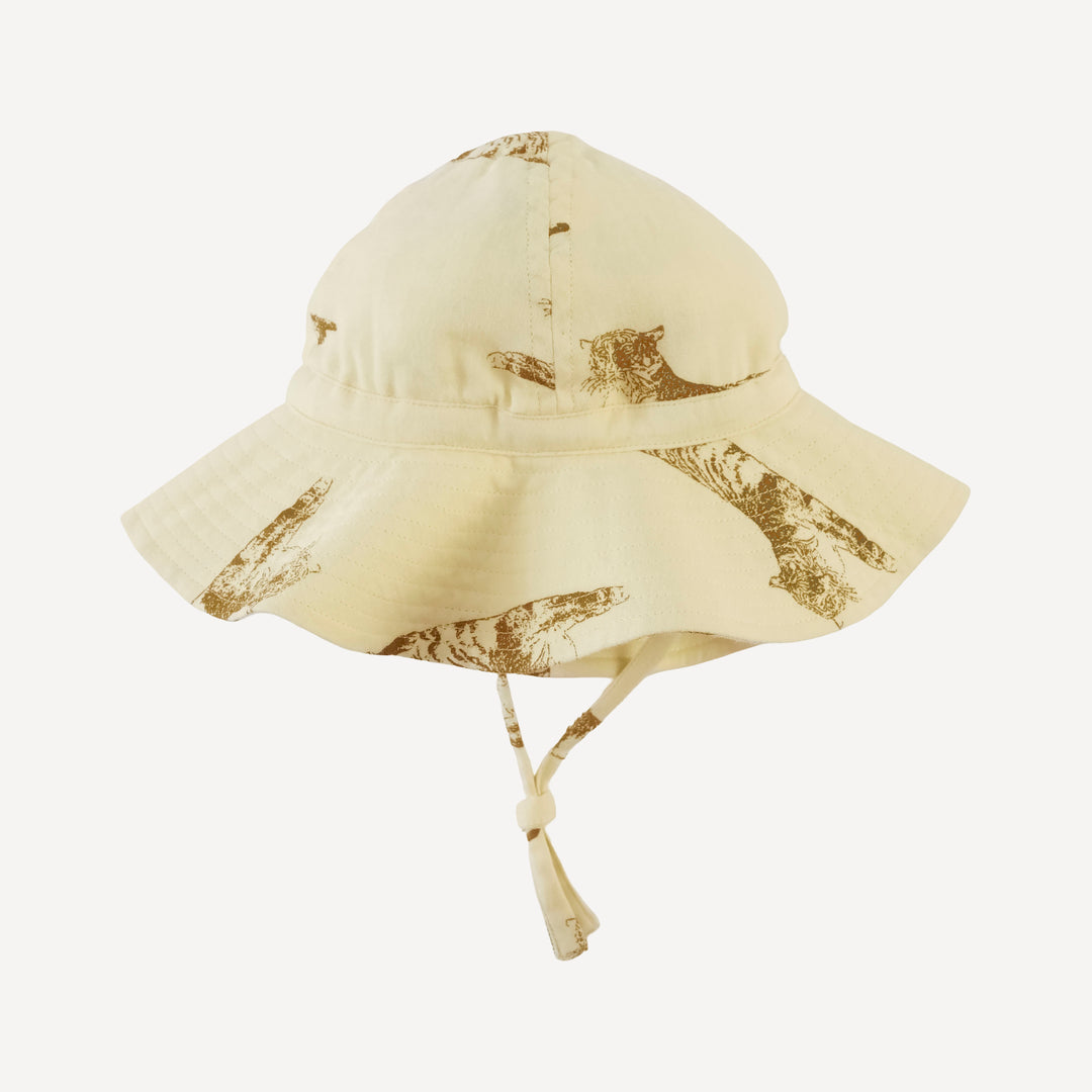 sun hat | classic tiger | organic cotton gauze