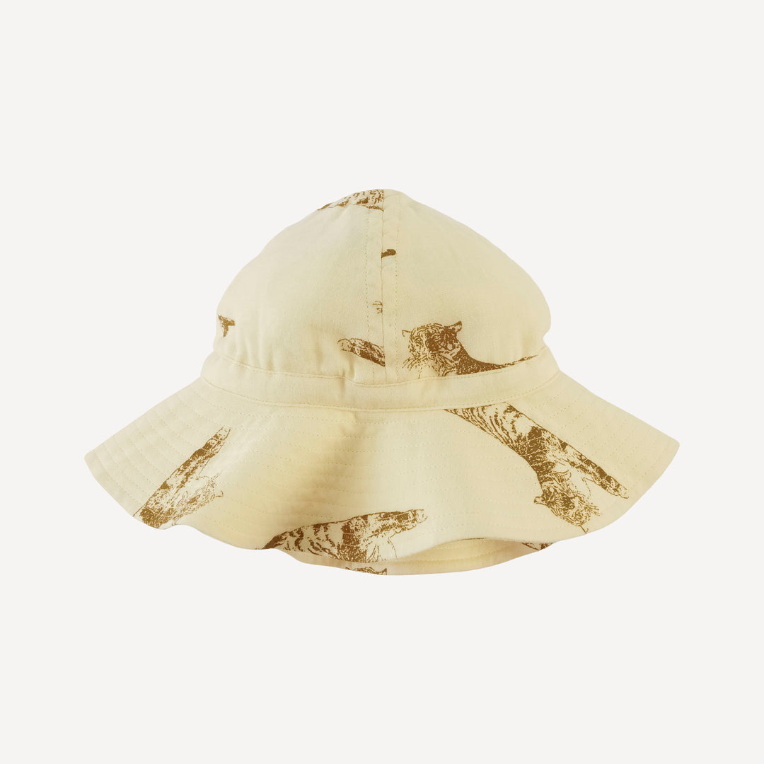 sun hat | classic tiger | organic cotton gauze