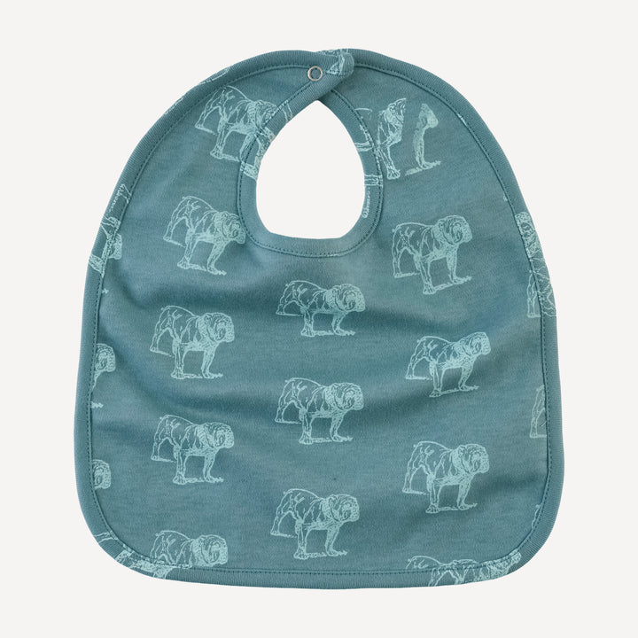 bib | blue bulldog | organic cotton interlock