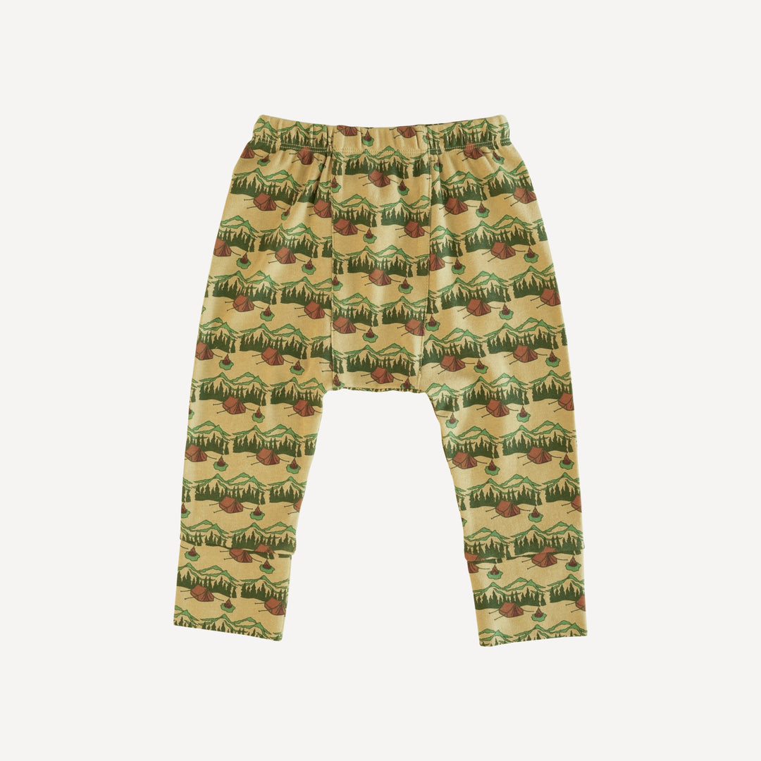 classic panda pant | campsite | organic cotton interlock