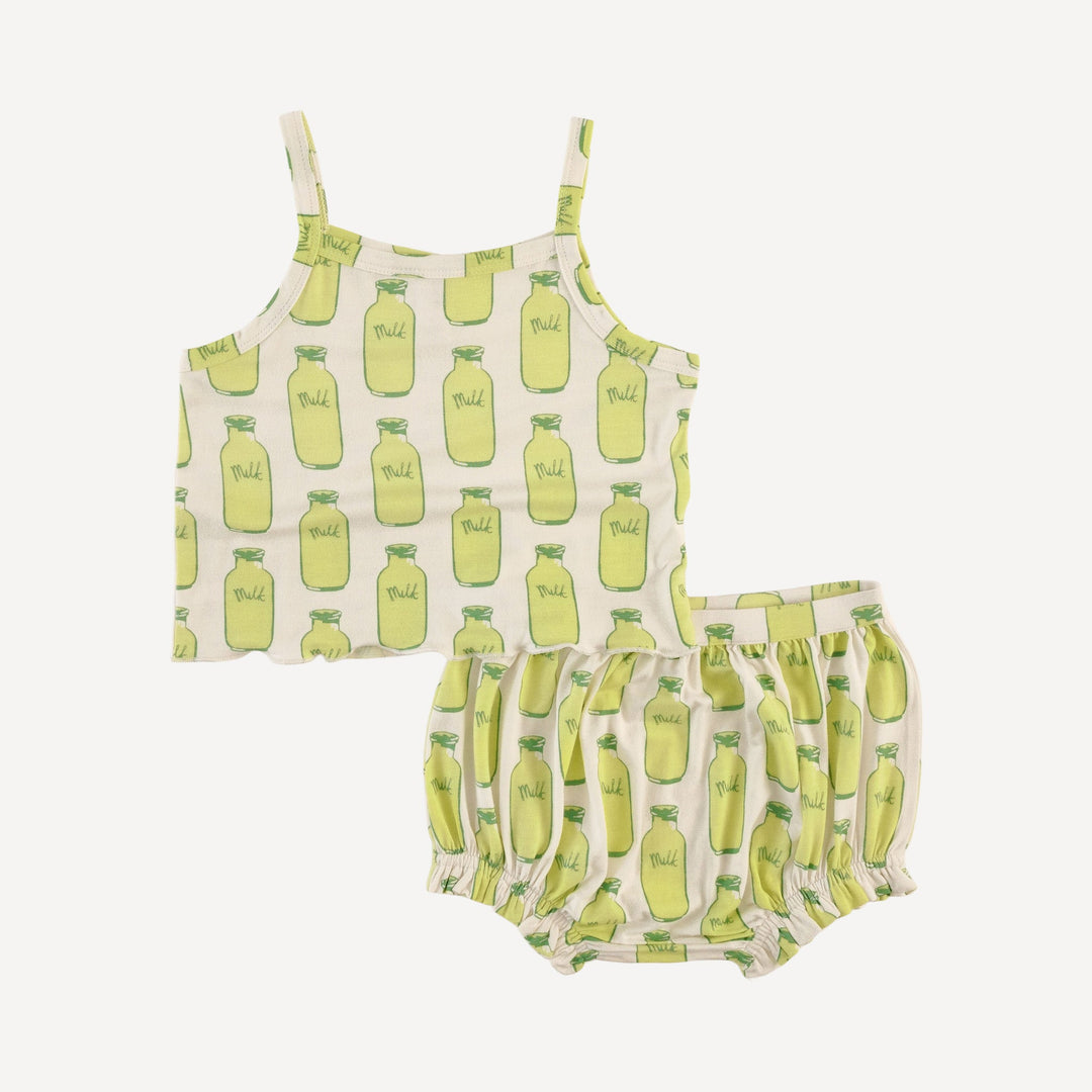 georgia bloomer set | milk jars | bamboo