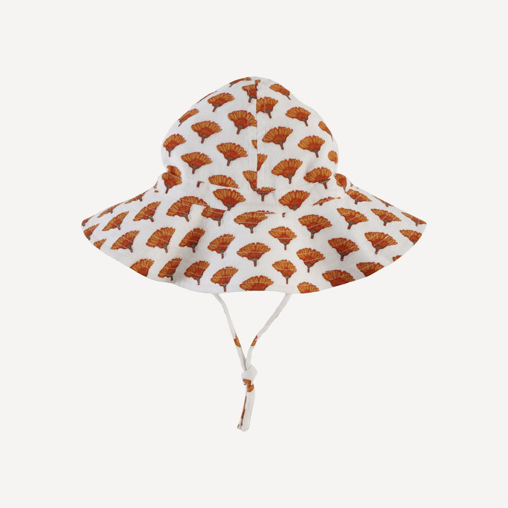 sun hat | small marigold | organic cotton gauze