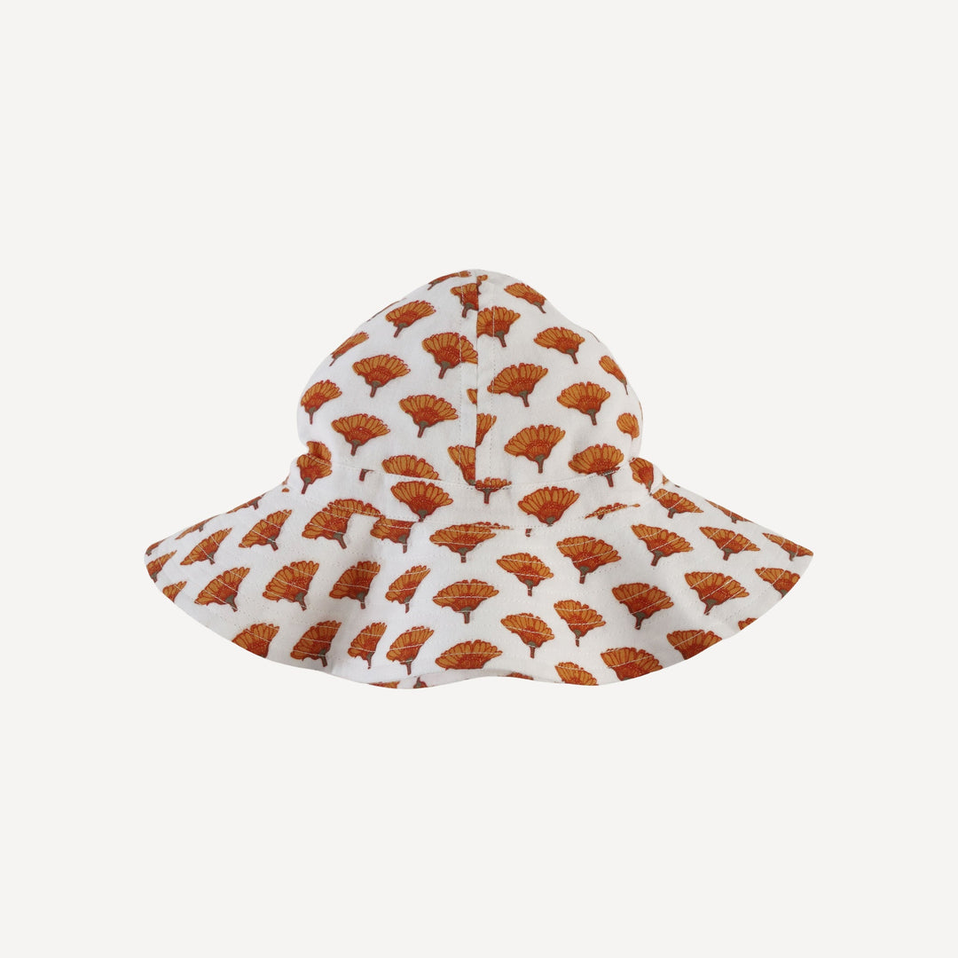 sun hat | small marigold | organic cotton gauze