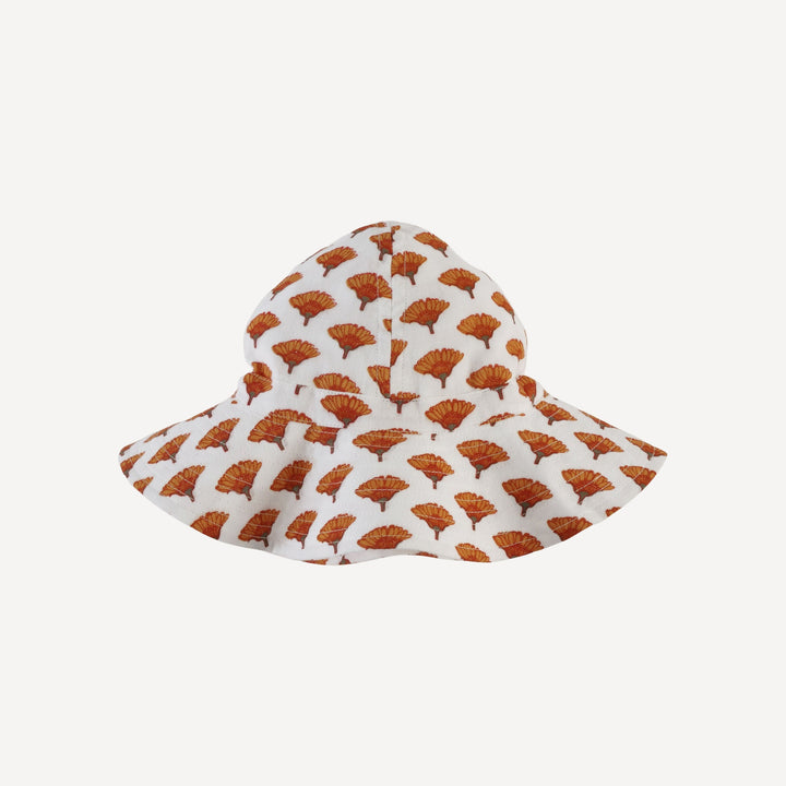 sun hat | small marigold | organic cotton gauze
