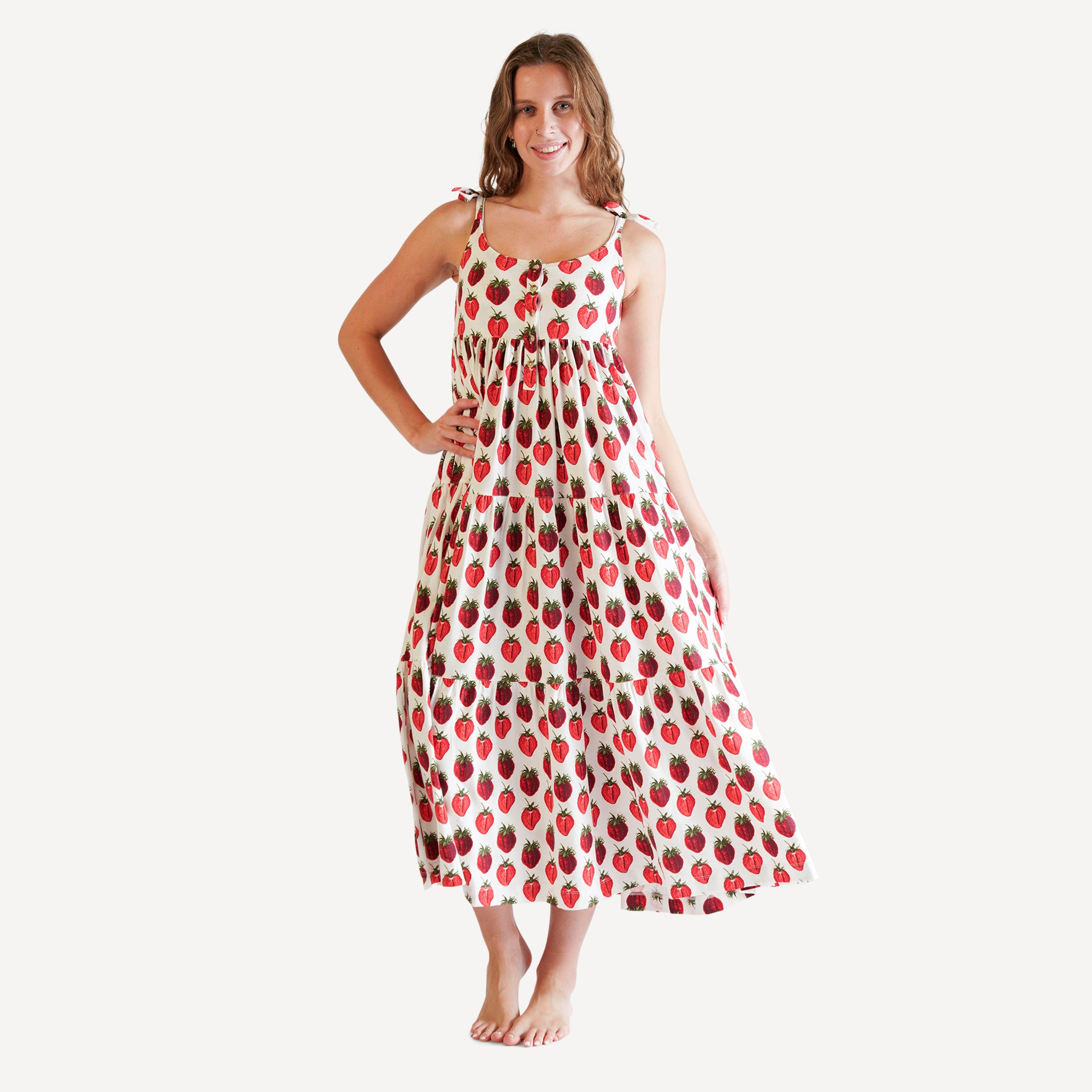 Kate Quinn spaghetti authentic tie prairie dress