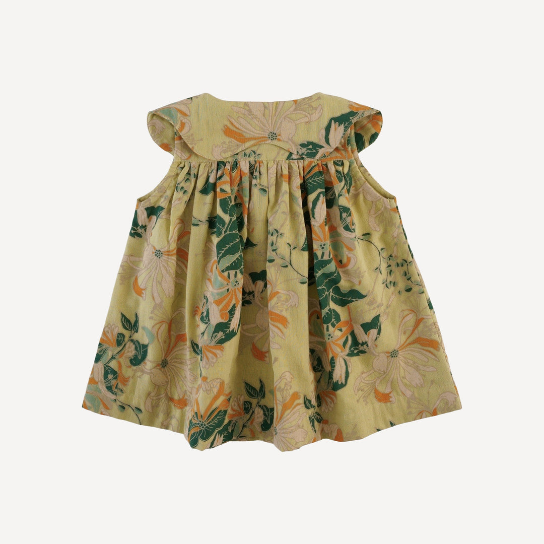 olive top | honeysuckle | organic cotton gauze