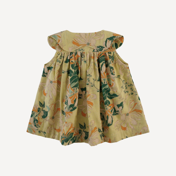 olive top | honeysuckle | organic cotton gauze