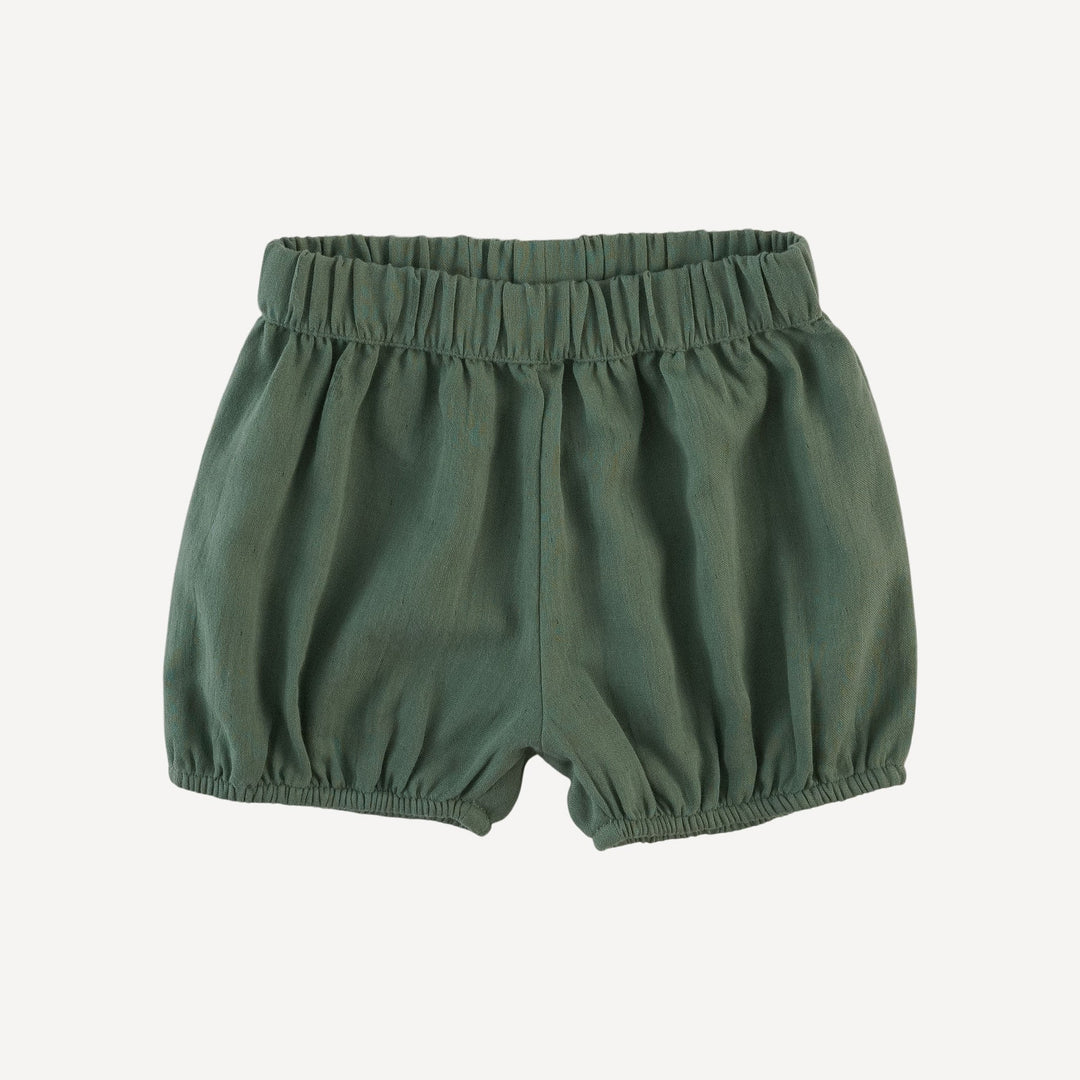 bloomer short | spruce | organic cotton gauze