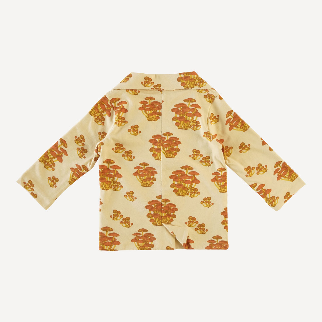 suit jacket | spice mushrooms | organic cotton