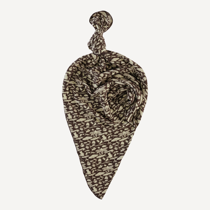 single layer blanket | forest insects | organic cotton interlock