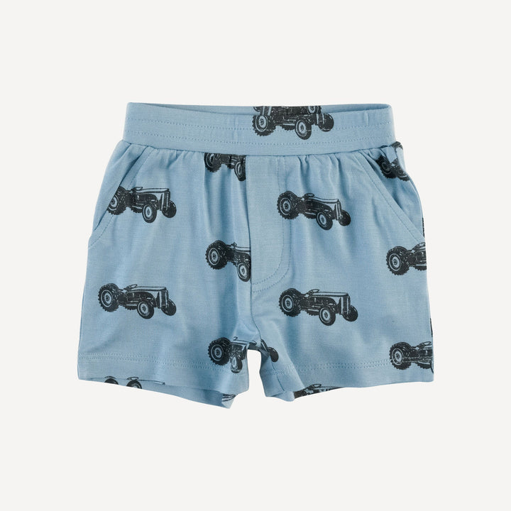 topstitch tank + relaxed short set | tractor | bamboo