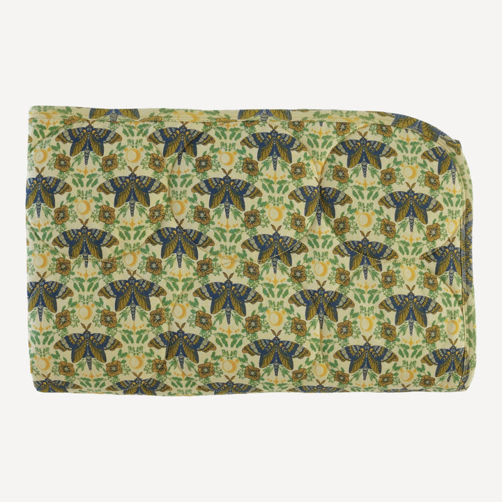 classic circle quilt | forest butterfly | organic cotton interlock