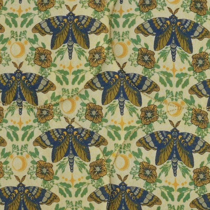 classic circle quilt | forest butterfly | organic cotton interlock