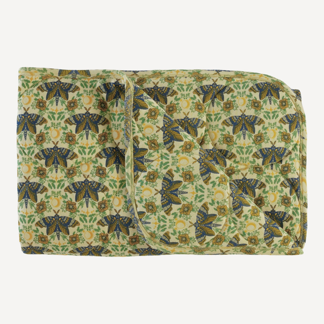 classic circle quilt | forest butterfly | organic cotton interlock